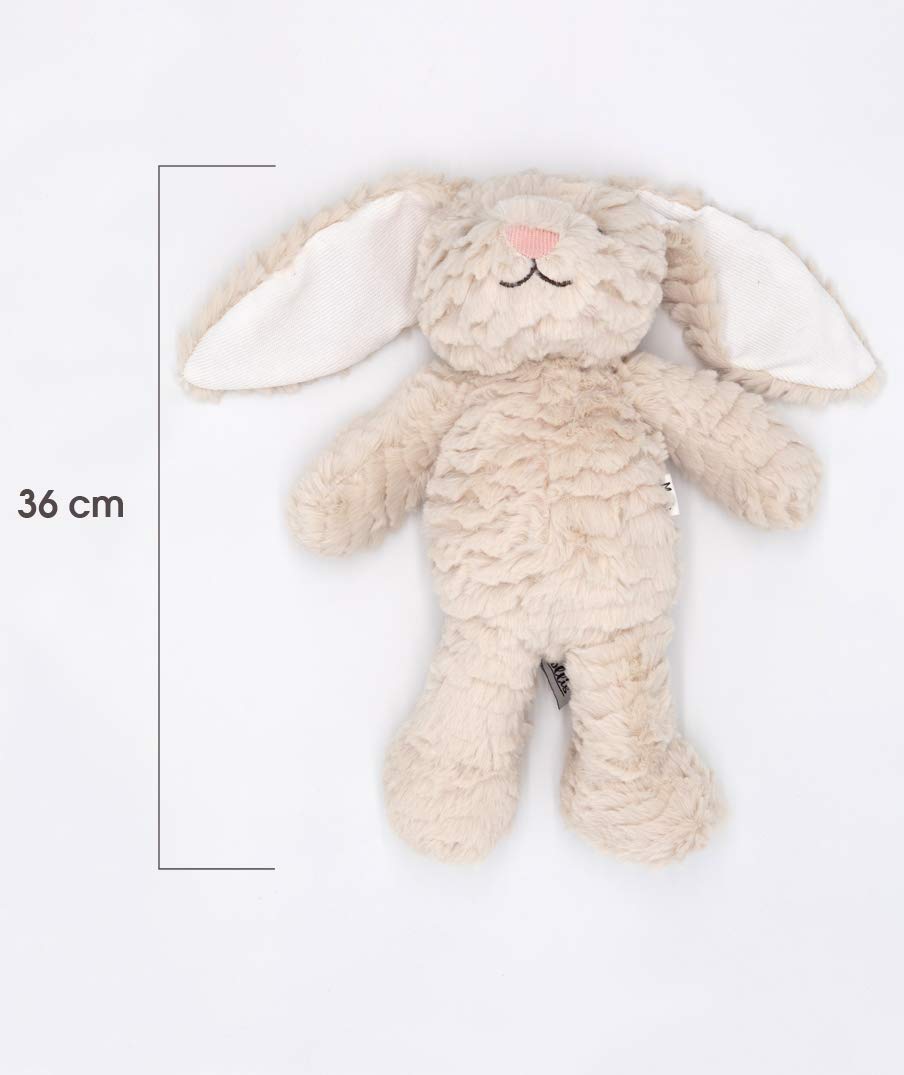 Mollis Hase Kuscheltier Baby (36cm groß) – Weiches Stofftier für Kinder & Babys – Kuschelhase
